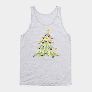 Christmas tree with ornaments Tank Top